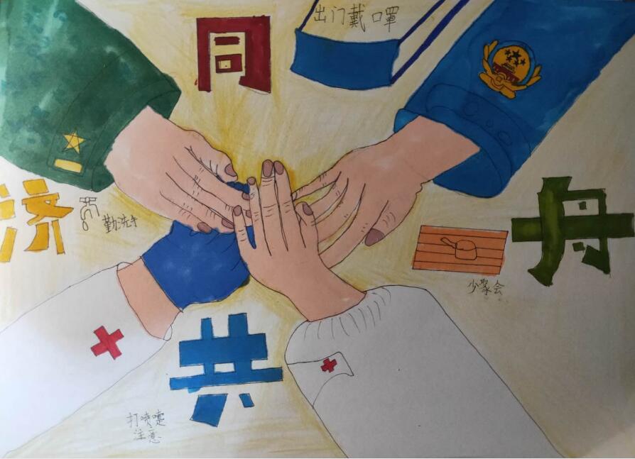 “疫情當(dāng)前，孩子們有‘畫’說”作品展播（三十八）