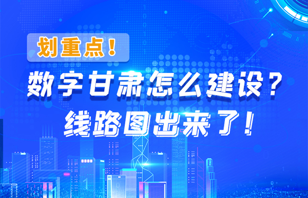 圖解|劃重點！數(shù)字甘肅怎么建設(shè)？線路圖出來了！