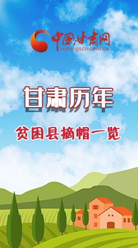 長(zhǎng)圖|75→0，一圖回顧甘肅貧困縣摘帽時(shí)間