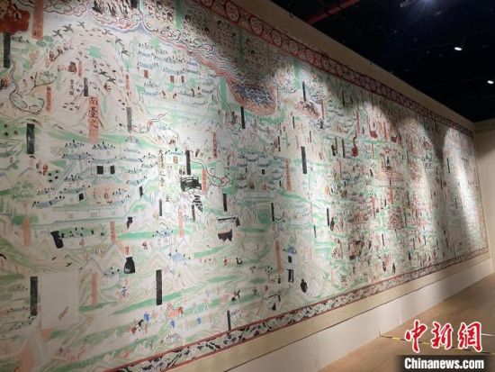 圖為展覽現(xiàn)場。　江楊燁 攝
