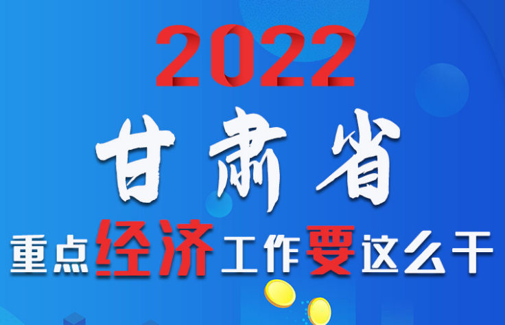 【甘快看·圖解】速覽！2022甘肅省重點經(jīng)濟工作要這么干！