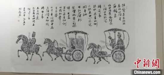 圖為傳拓作品?！〈蘖?攝