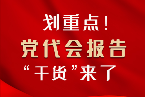 【聚焦甘肅省黨代會·圖解】劃重點！黨代會報告“干貨”來了！