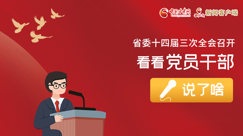 圖解|事關(guān)甘肅省委十四屆三次全會(huì)，黨員干部這么說！